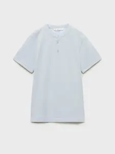 Mango Kids BoysPure Cotton Longline T-shirt