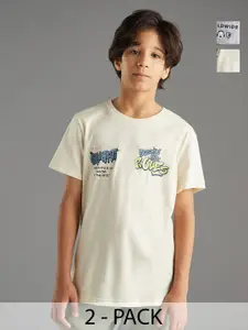 max Boys 2 Printed Applique T-shirt
