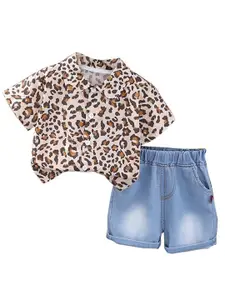 StyleCast x Revolte Boys Printed Shirt Collar Shirt With Shorts