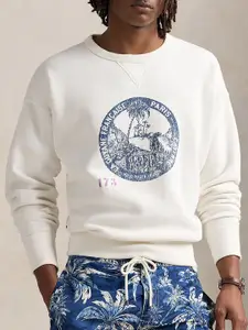 Polo Ralph Lauren Men Graphic Printed Vintage Fit Sweatshirt