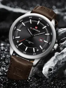 Naviforce Men Dial & Leather Straps Analogue Watch NF9248L_S B DBN
