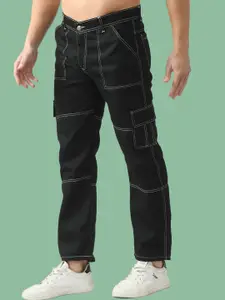 LINARIA Men Classic Straight Fit Highly Distressed Jeans