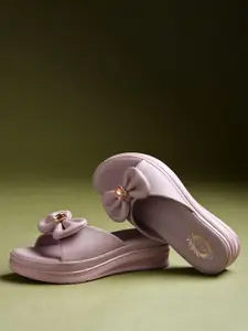 Shoetopia Girls Platform Sandals with Bows