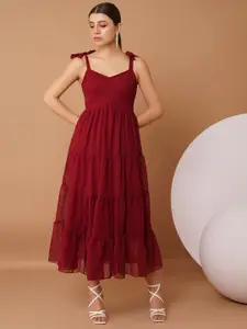 Chemistry Women Shoulder Straps Fit & Flare Dress