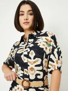max Women Opaque Printed Casual Shirt