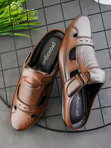 Provogue Men Ethnic Leather Comfort Sandals