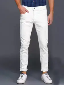 LINARIA Men's Classic Straight Fit Slash Knee Jeans