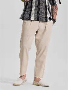 Snitch Men Bootcut Cuffed Hem Stretchable Jeans