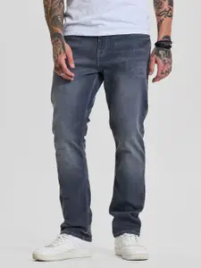 Snitch Men Slim Fit Light Fade Stretchable Jeans