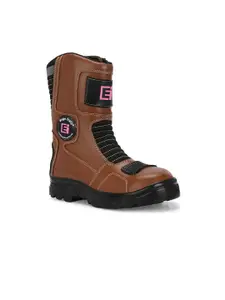 Eego Italy Women Water Resistant Biker Boot With Steel Toe Protection