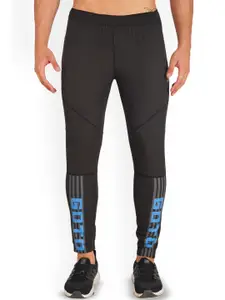 GOTO Men Printed Mid-Rise Track Pant