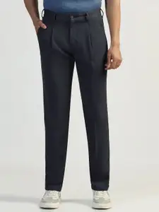 Blackberrys Men Relaxed Mid-Rise Pleated Trouser