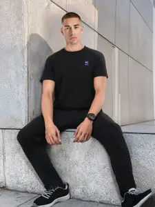 HRX by Hrithik Roshan Pure Cotton Typography Printed Lifestyle T-shirt