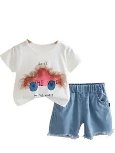 StyleCast x Revolte Boys Printed T-shirt with Shorts