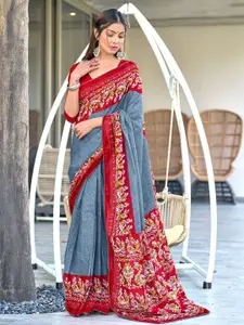 Anouk Ethnic Motifs Printed Pure Cotton Saree