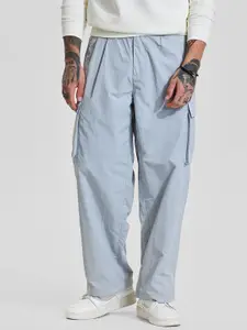 Snitch Men Loose Fit Cargos Trousers