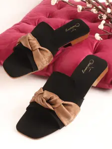 CHINRAAG Women Open Toe Flats with Bows