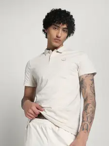 Puma Men PREMIUM ESS Self Design Cotton Polo Collar T-Shirt