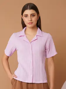 Chemistry Women Slim Fit Opaque Casual Shirt