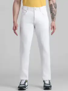 LINARIA Men Classic Slim Fit Mid-Rise Jeans