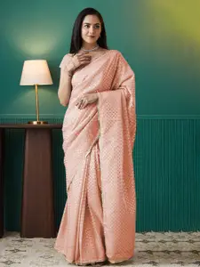 RACHNA Mukaish Organza Ready to Wear Saree