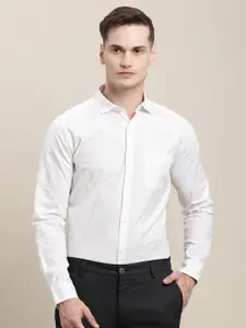 Turtle Men Relaxed Slim Fit Spread Collar Solid Cotton Casual Shirt