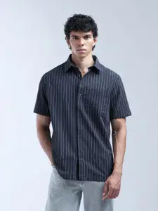 Flying Machine Men Classic Opaque Striped Casual Shirt