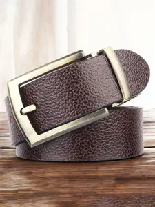 The Roadster Men Textured Leather Formal Belt