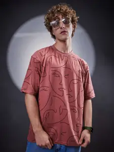 Maniac Men Typography Printed T-shirt