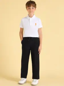 U.S. Polo Assn. Kids U.S. Polo Assn. Boys Striped Relaxed Relaxed Fit Trousers