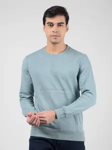 Numero Uno Men Round Neck Long Sleeves Pullover Sweatshirt