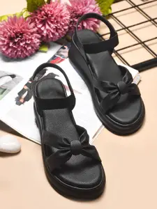 Froh Feet Women Comfort Heels Sandals With Bows