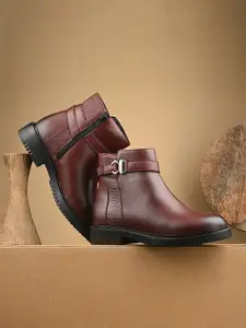 The Roadster Lifestyle Co Women Premium Comfort & Performance Monk Straps Boots