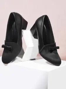 Froh Feet Women Synthetic Block Sandals Heels With Bows