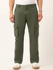 U.S. Polo Assn. Denim Co. Men Classic Straight Fit Cargos Trousers