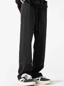 StyleCast x Revolte Men Loose Fit Mid-Rise Easy Wash Chinos Trousers