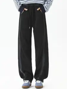 StyleCast x Revolte Men Mid-Rise Flared Trousers