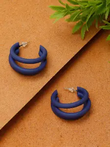 YouBella Contemporary Half Hoop Earrings