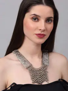 YouBella Silver-Plated Necklace