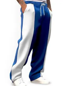 StyleCast x Revolte Men Striped Loose Fit Easy Wash Joggers Trousers