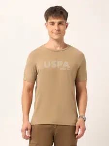 U.S. Polo Assn. Denim Co. Men Brand Logo Printed T-shirt