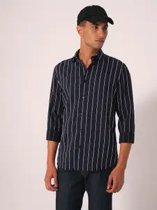 SELECTED Men Slim Fit Opaque Striped Casual Shirt
