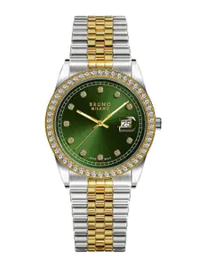 Bruno Milano Women Stainless Steel Dial & Stainless Steel Bracelet Style Straps Analogue Watch