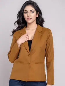 Moda Rapido Notched Lapel Single-Breasted Formal Blazer