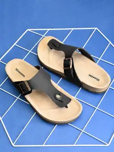 Woakers Men Leather Comfort Sandals