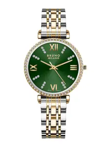 Bruno Milano Women Stainless Steel Dial & Bracelet Style Straps Analogue Watch BM1006-04