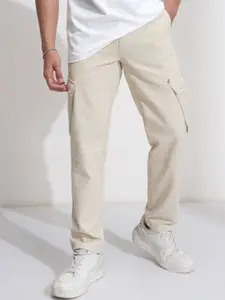 HIGHLANDER Men Comfort Slim Fit Cargos Trousers