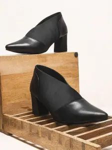 Froh Feet Women Pointed Toe Block Heel Sandals