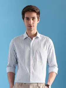 Arrow Men Classic Opaque Striped Formal Shirt