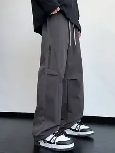 StyleCast x Revolte Men Loose Fit Mid Rise Regular Trousers